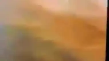 GF gives an Indian blowjob to her BF in the car