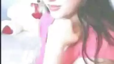 Sexy Indian girl Renu on webcam chatting with...