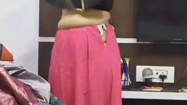 Hot MILF dress change caught by pervert husband