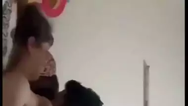 MILF boob sucking and pussy fucking by secret husband