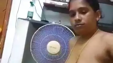 Telugu wife strips nighty and gives blowjob to husband