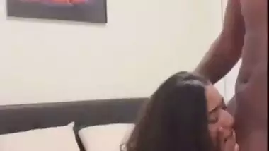 Hot Punjabi kudi fucks a black guy in NRI por